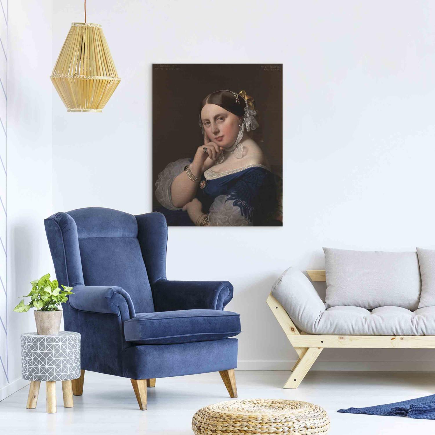 Réplica de pintura Portrait de Mme Ingres, née Ramel