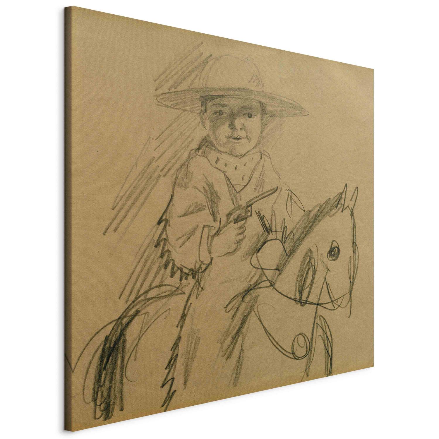 Réplica de pintura Walter als Cowboy