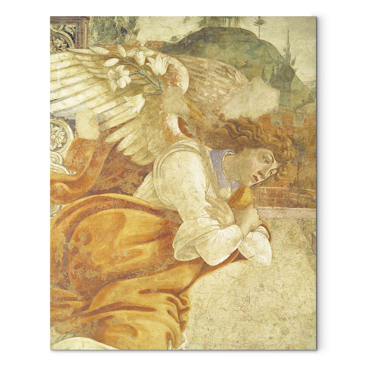 Reproducción de cuadro The Annunciation, detail of the Archangel Gabriel, from San Martino della Scala