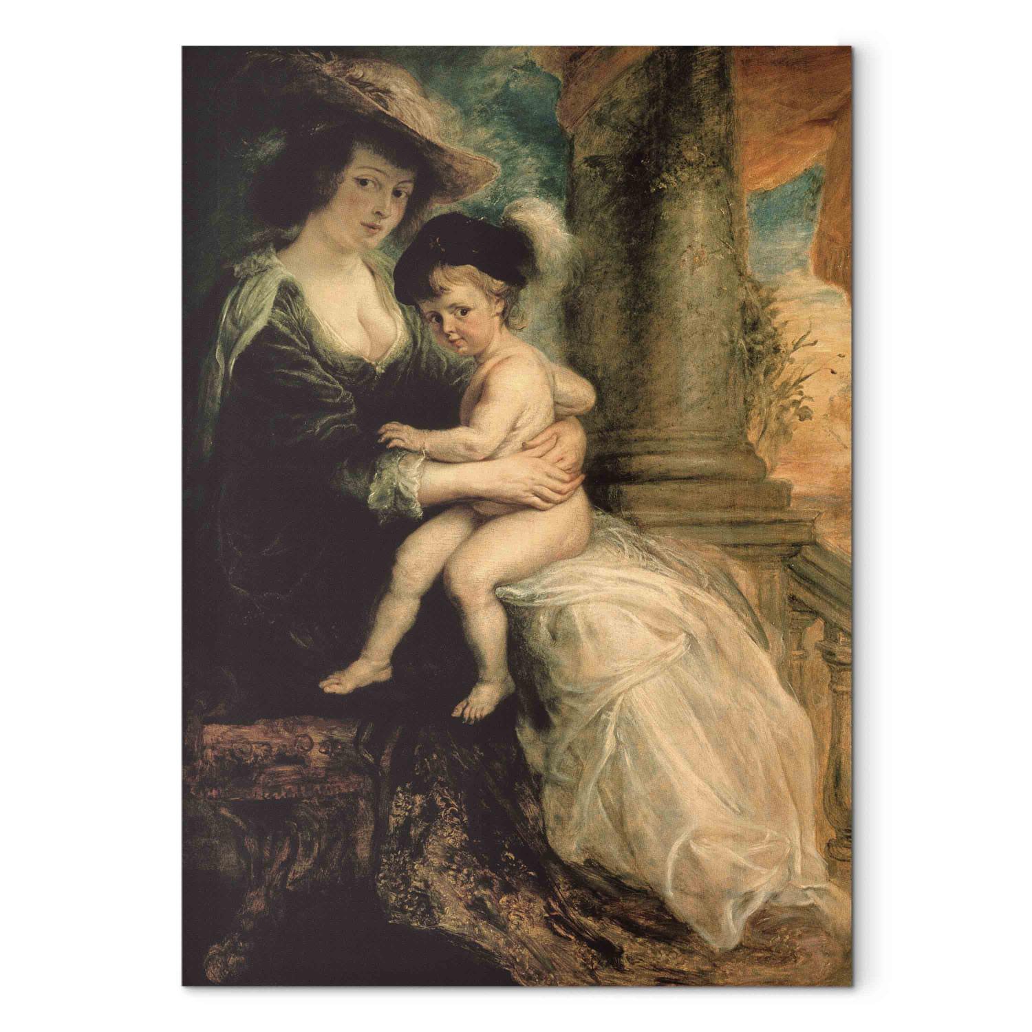 Cuadro famoso Helene Fourment mit ihrem erstgeborenen Sohn Frans