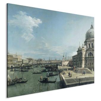 Reproducción de cuadro The Entrance to the Grand Canal and the church of Santa Maria della Salute, Venice