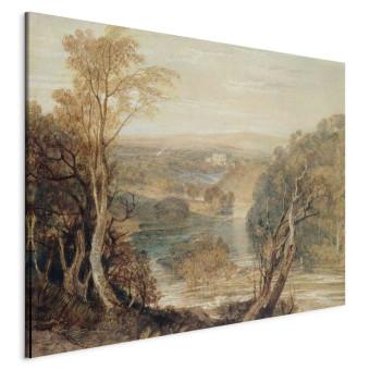 Réplica de pintura The River Wharfe with a distant view of Barden Tower