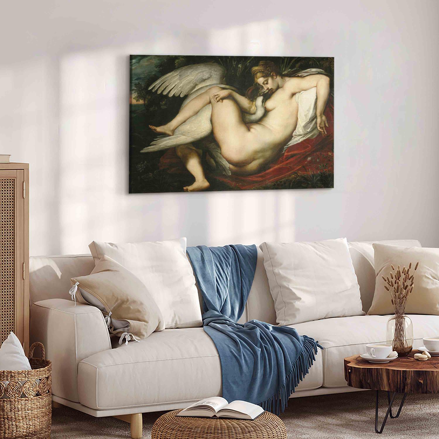 Réplica de pintura Leda and the Swan