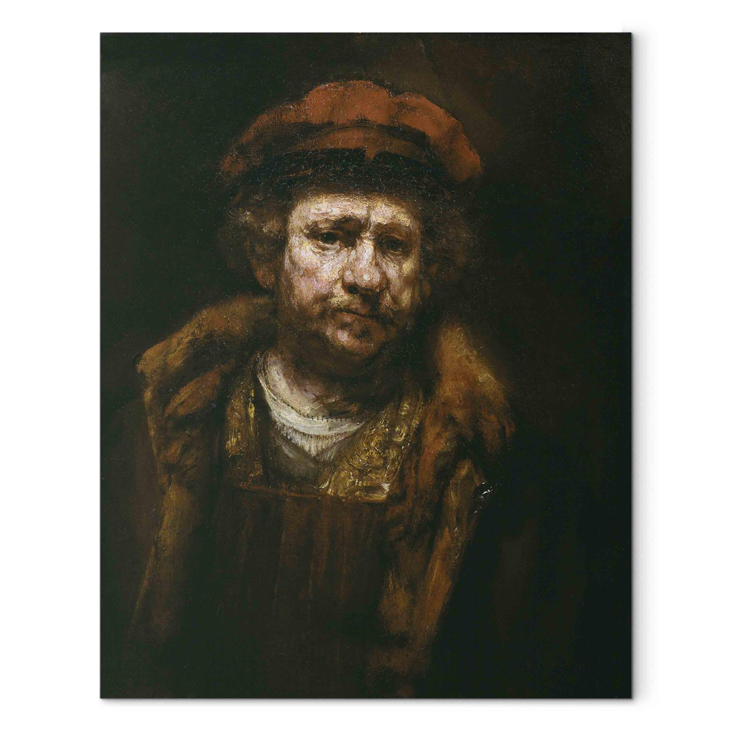 Réplica de pintura Selfportrait with red cap