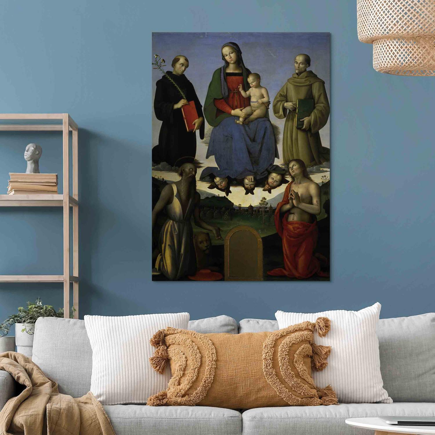 Reproducción de cuadro Mary with the Child and Saints