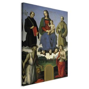 Reproducción de cuadro Mary with the Child and Saints