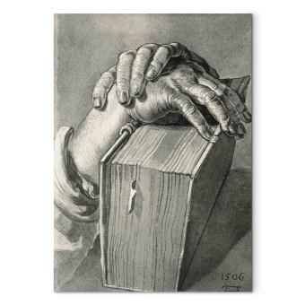 Cuadro famoso Study of hands with a book