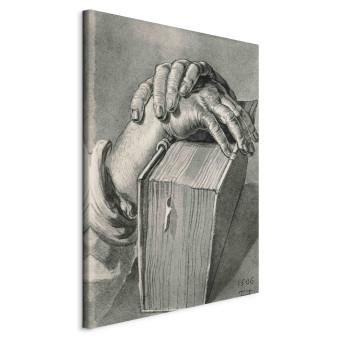 Cuadro famoso Study of hands with a book