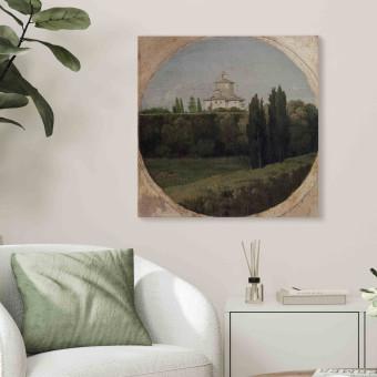 Réplica de pintura View of Belvedere of the Villa Borghese in Rome