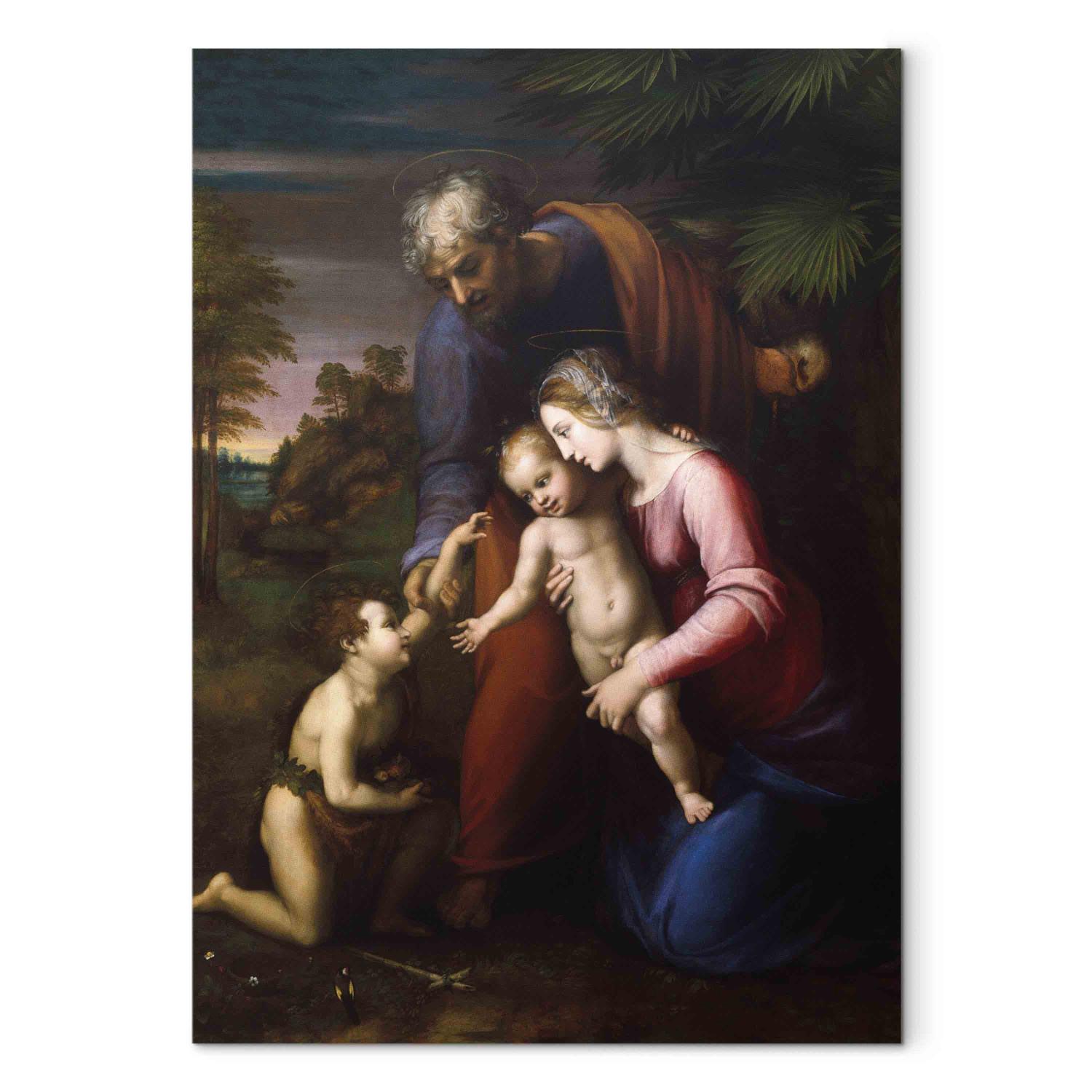 Réplica de pintura The Holy Family with the infant Saint John