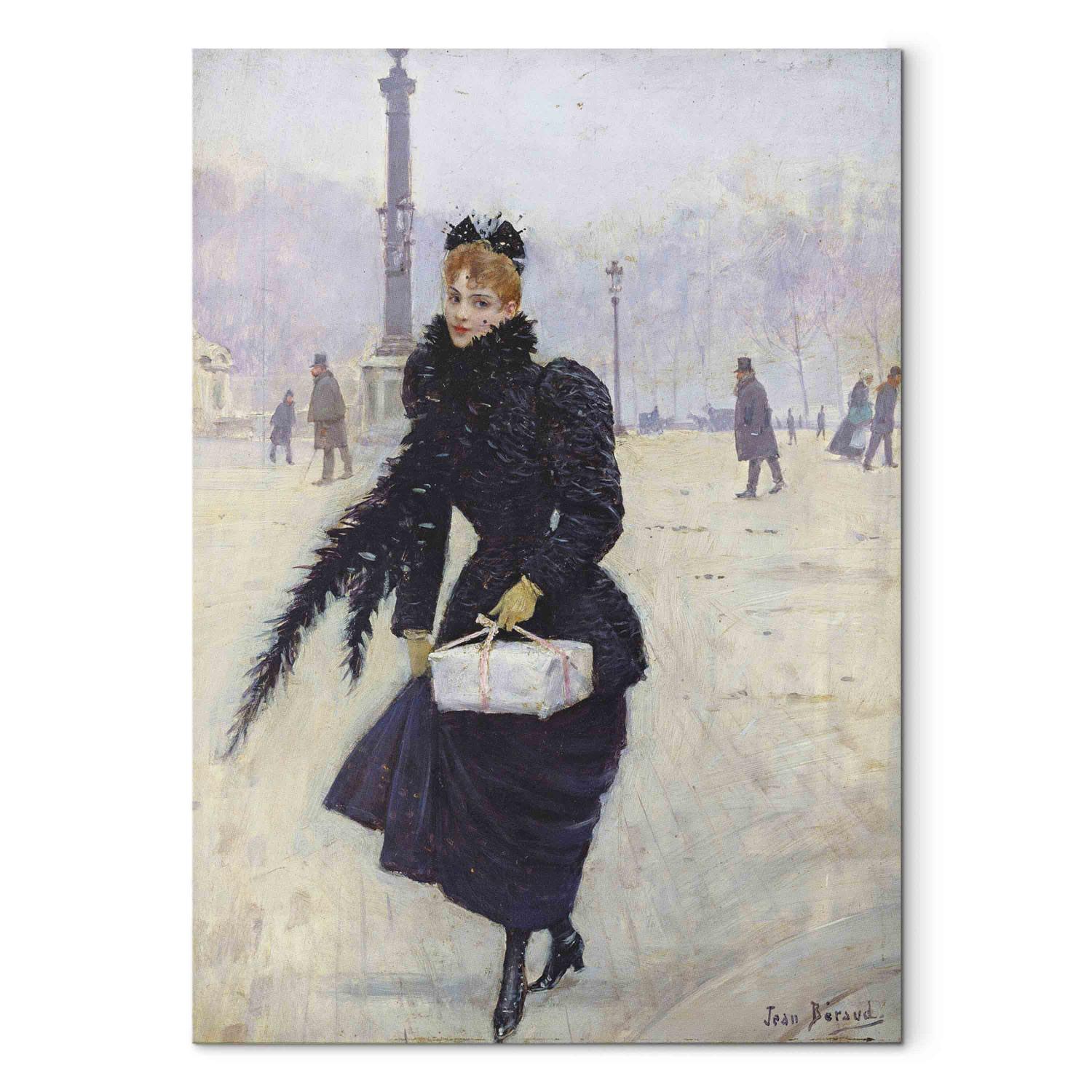Cuadro famoso Parisian woman in the Place de la Concorde