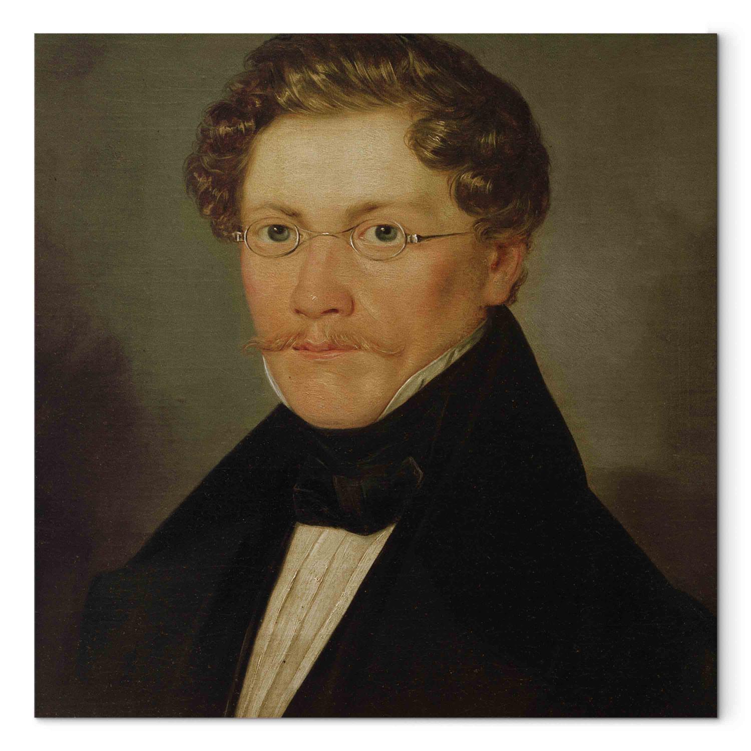 Réplica de pintura Carl Spitzweg / Selbstbildnis, um 1842