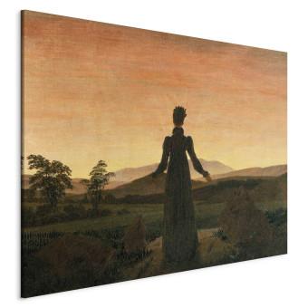 Réplica de pintura Frau vor der untergehenden Sonne