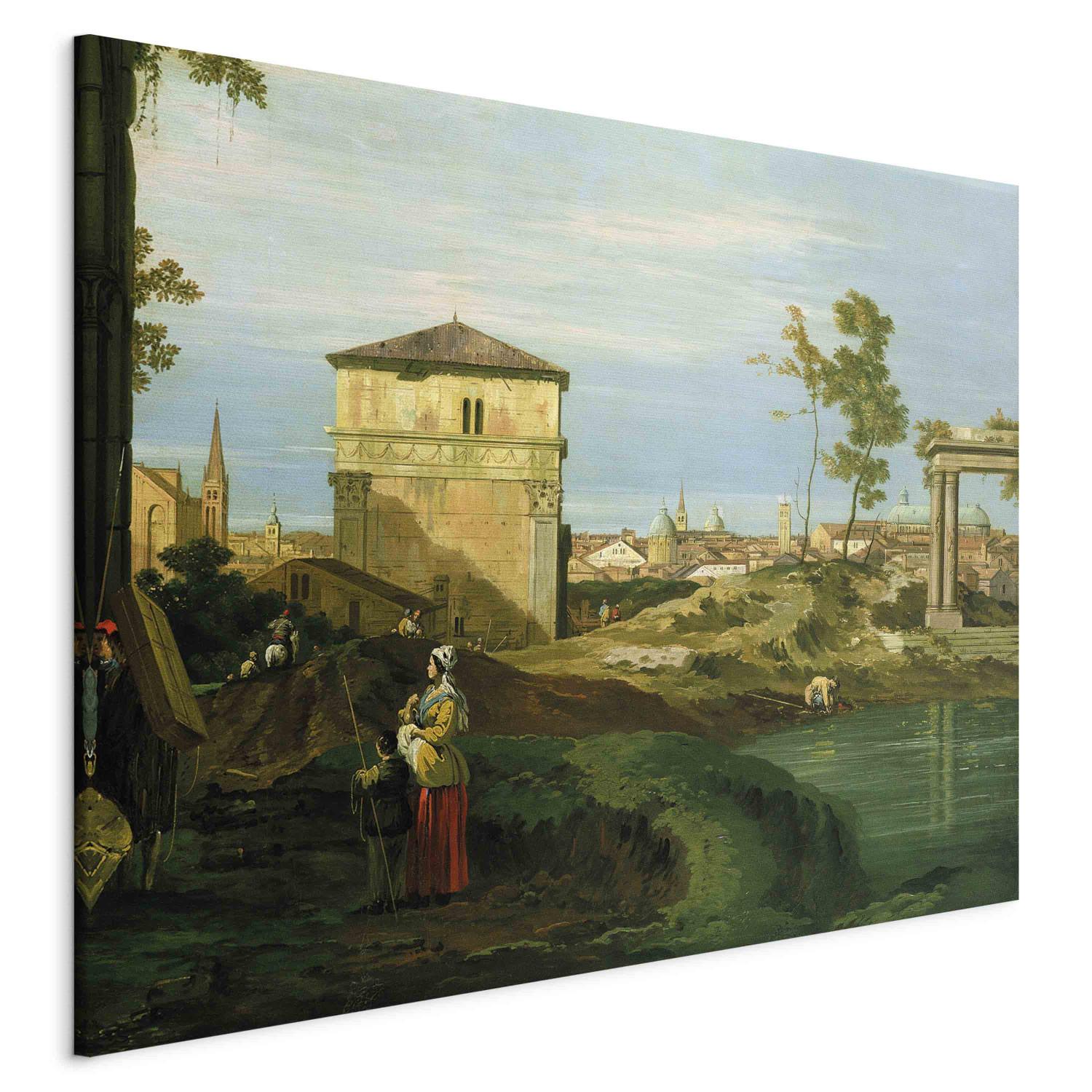 Reproducción de cuadro Detail of 'Capriccio with Motifs from Padua'