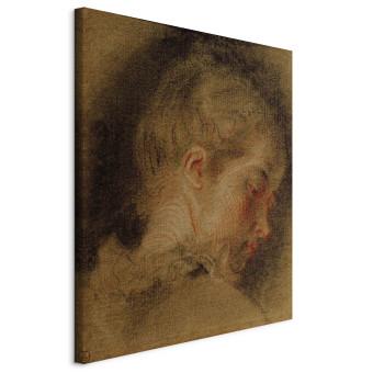 Réplica de pintura Head of a young woman, bent to the right