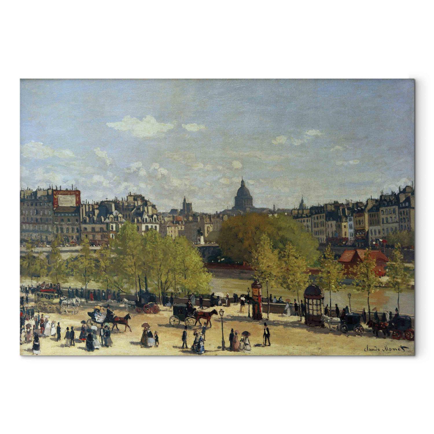 Réplica de pintura Le Quai du Louvre