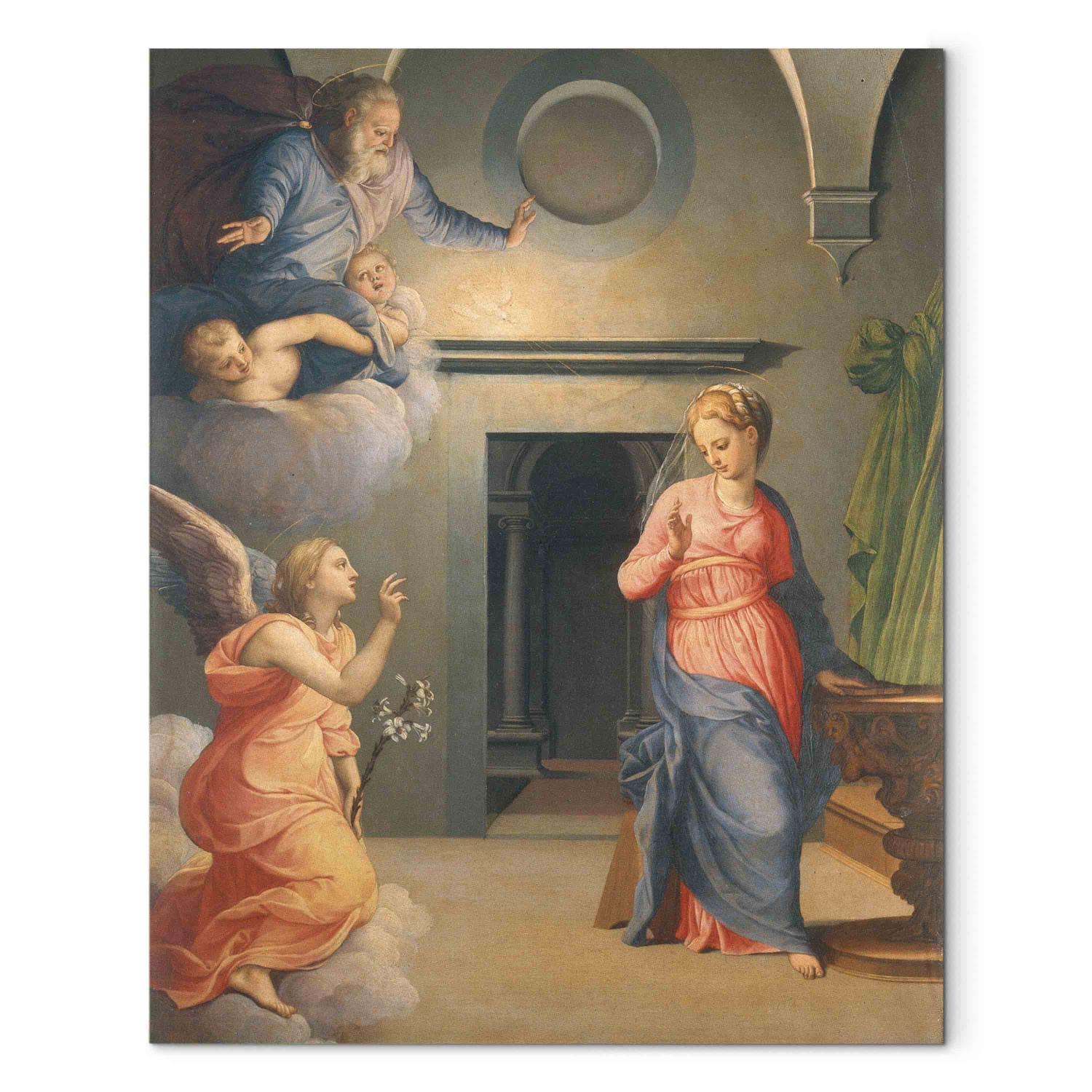 Reproducción The Annunciation to Mary
