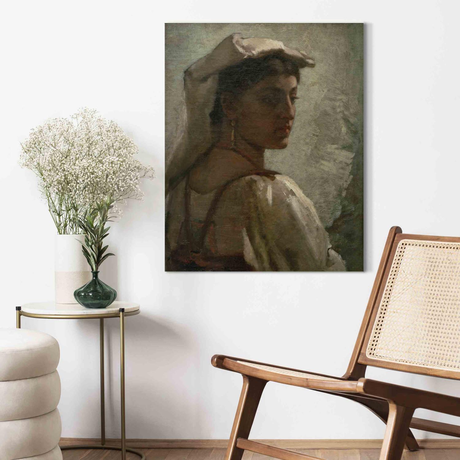 Reproducción de cuadro Portrait of a Young Italian Woman