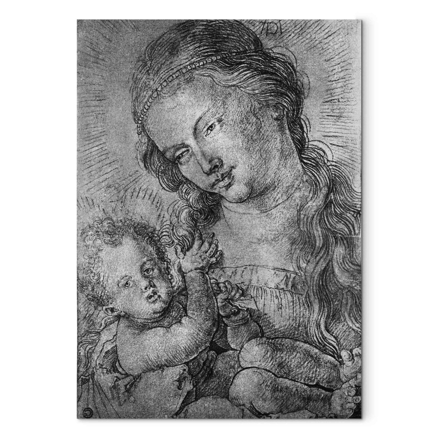 Reproducción Halflength Madonna and Child