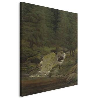 Réplica de pintura The Evergreens by the Waterfall