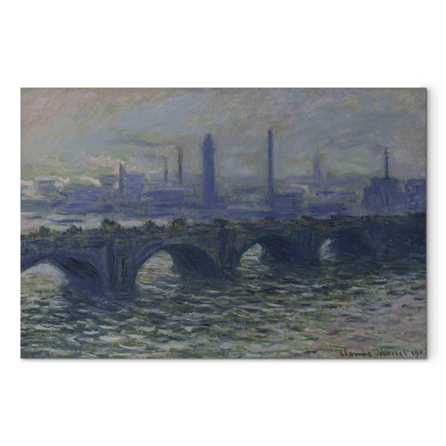 Réplica de pintura Waterloo Bridge 