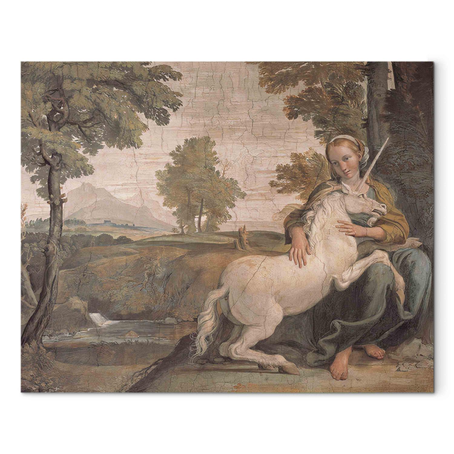 Reproducción de cuadro The Maiden and the Unicorn 
