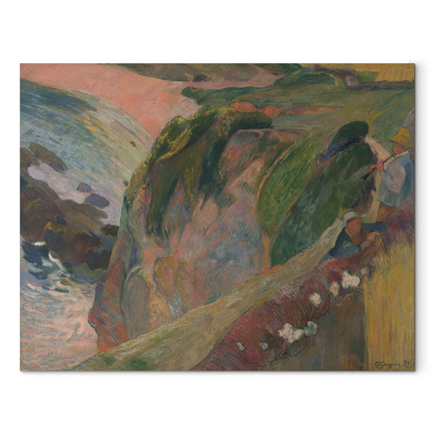 Réplica de pintura The Flageolet Player on the Cliff