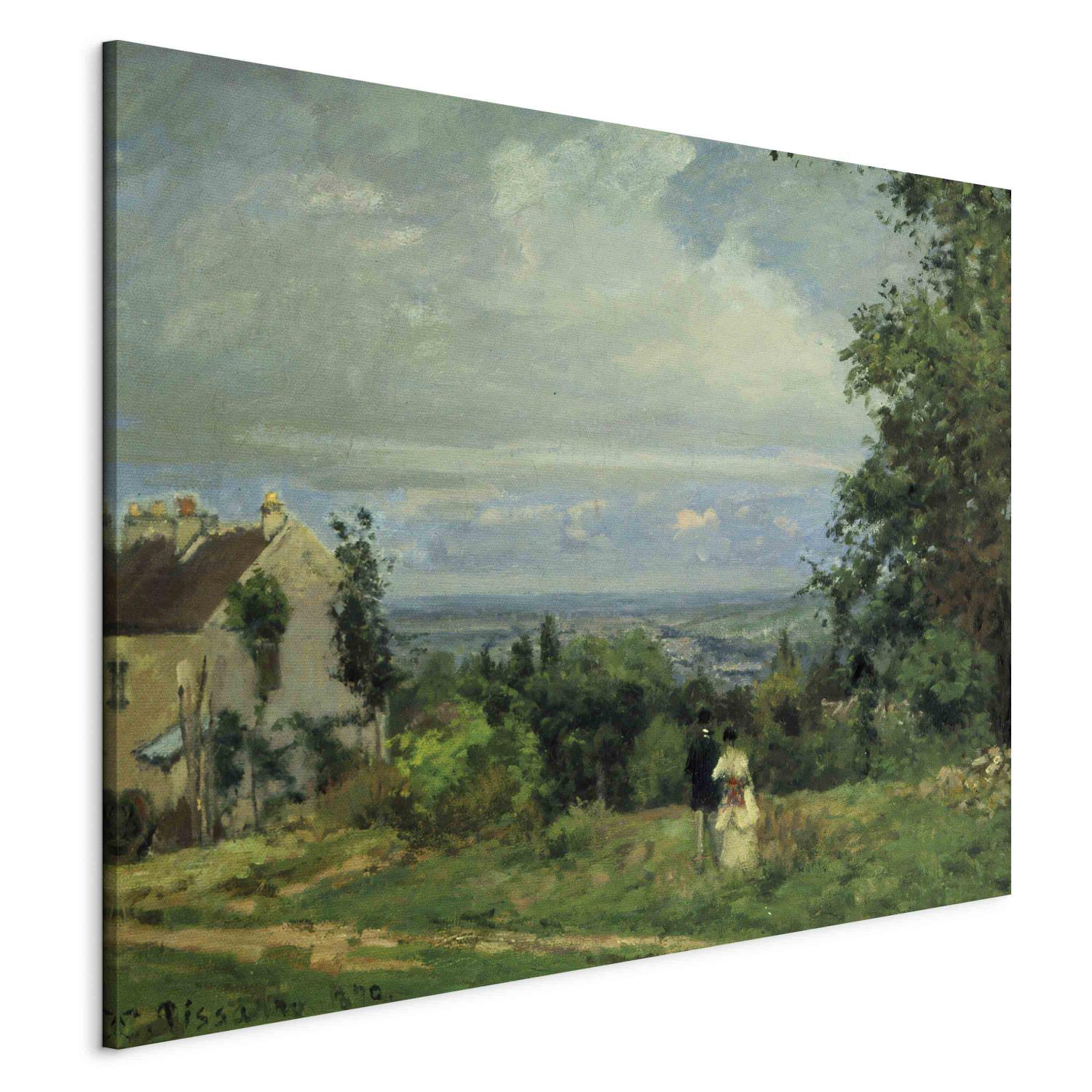 Réplica de pintura Landscape near Louveciennes 