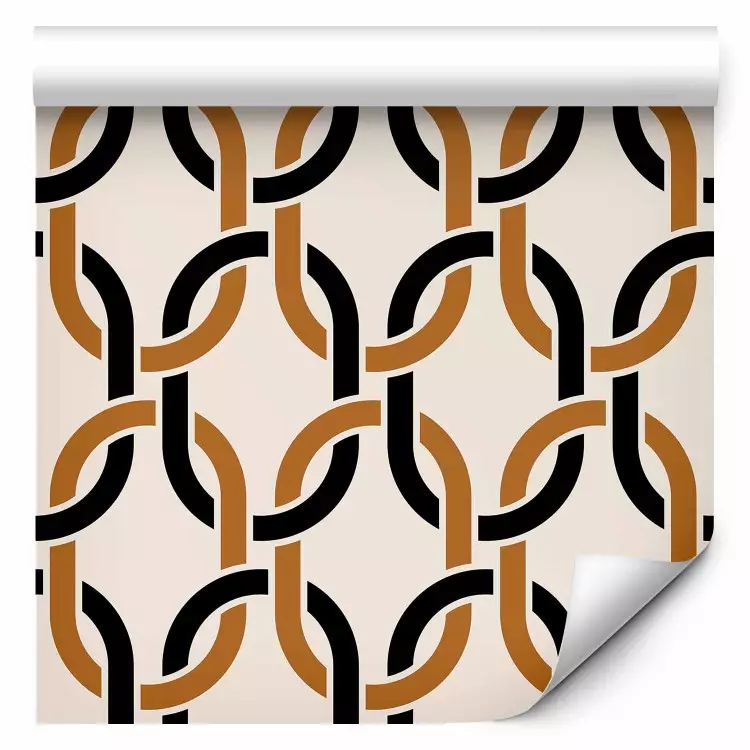 Elegant Chains - Abstract Pattern With Geometric Figures