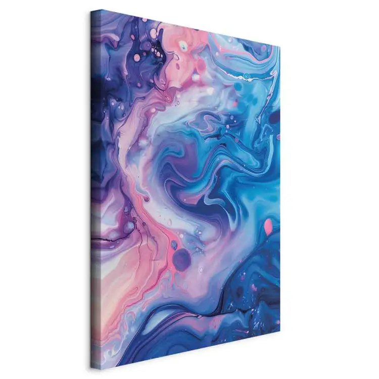 Fantasía cósmica: remolinos de colores en tonos nocturnos