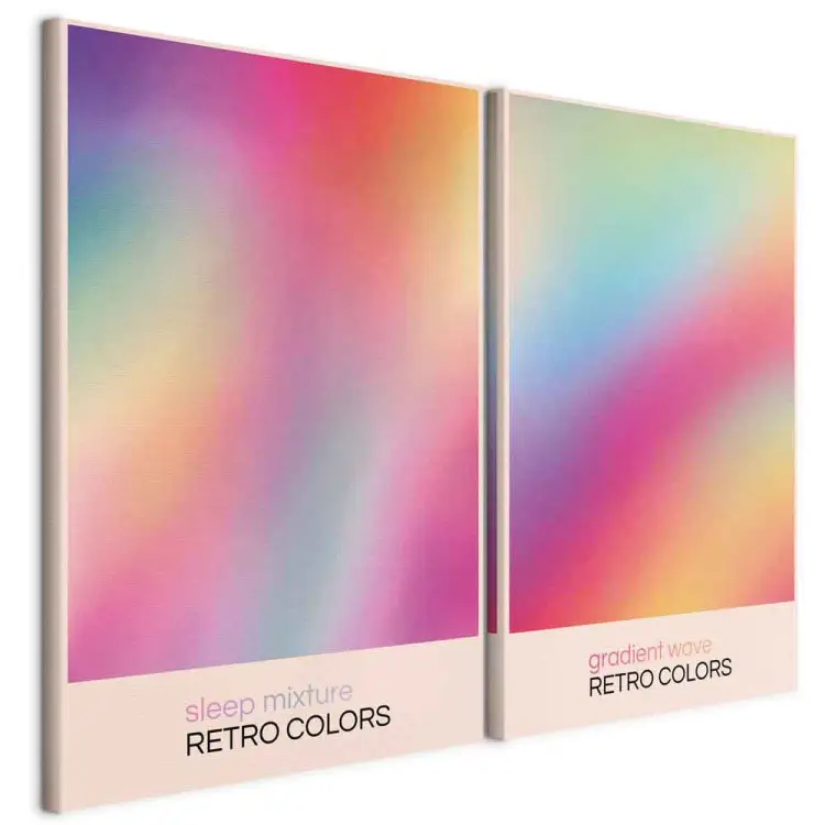 Degradado pastel: sutiles transiciones retro