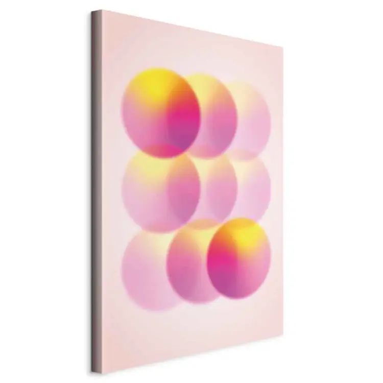 Burbujas de colores: degradados pastel en círculos delicados