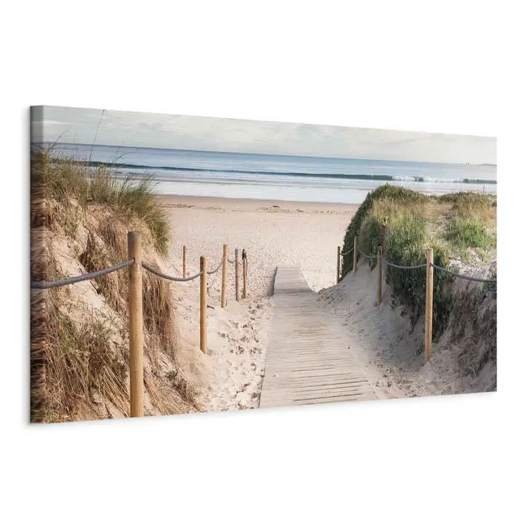 Paseo entre dunas - pasarela de madera que conduce a la playa