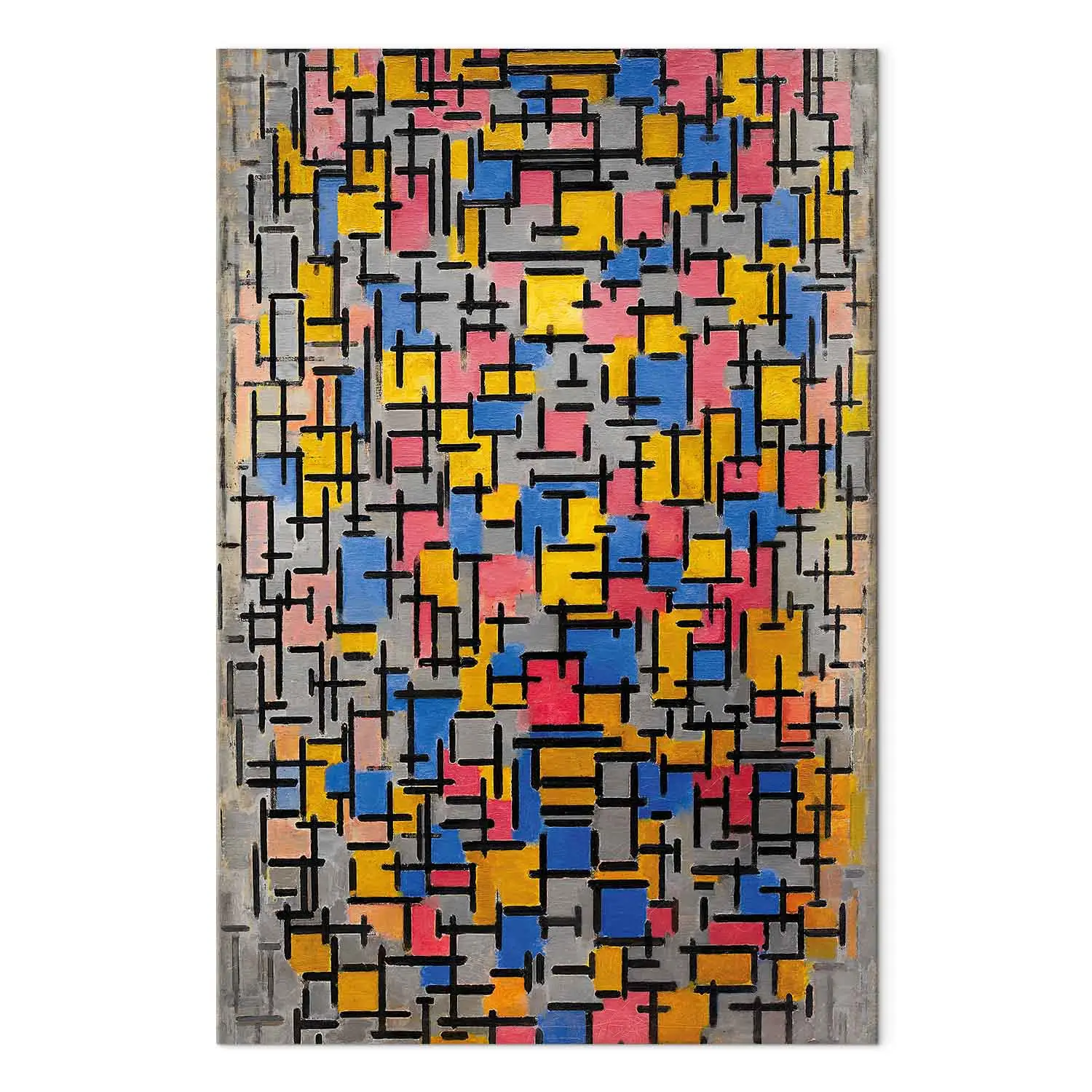 Cuadro XXL Piet Mondrian - Composición impreso en lienzo en la