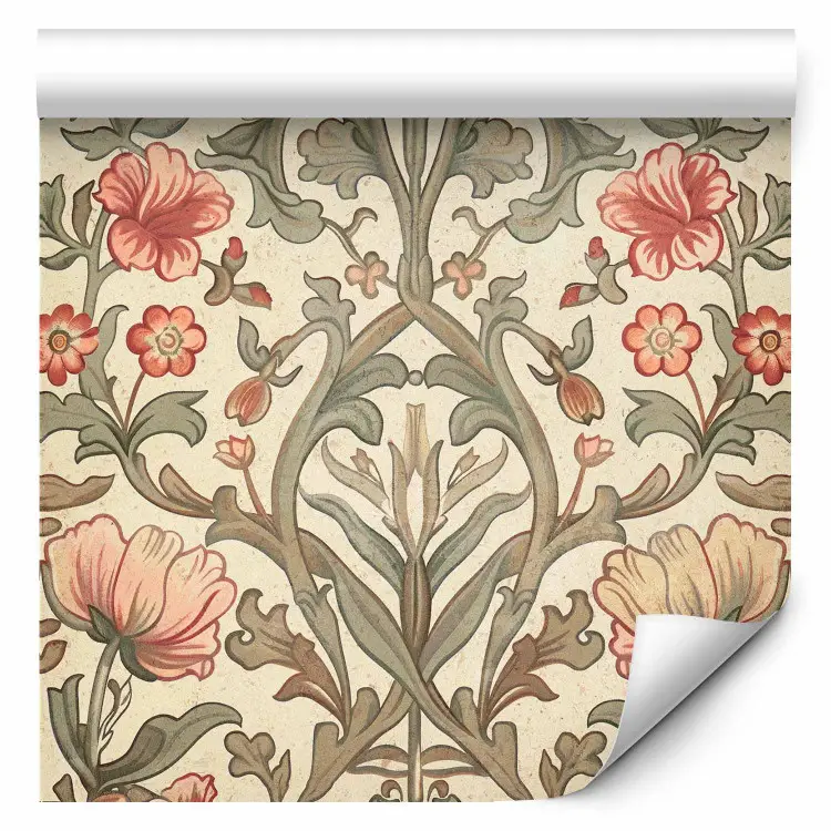 Composición decorativa - flores ornamentales en cálidos tonos