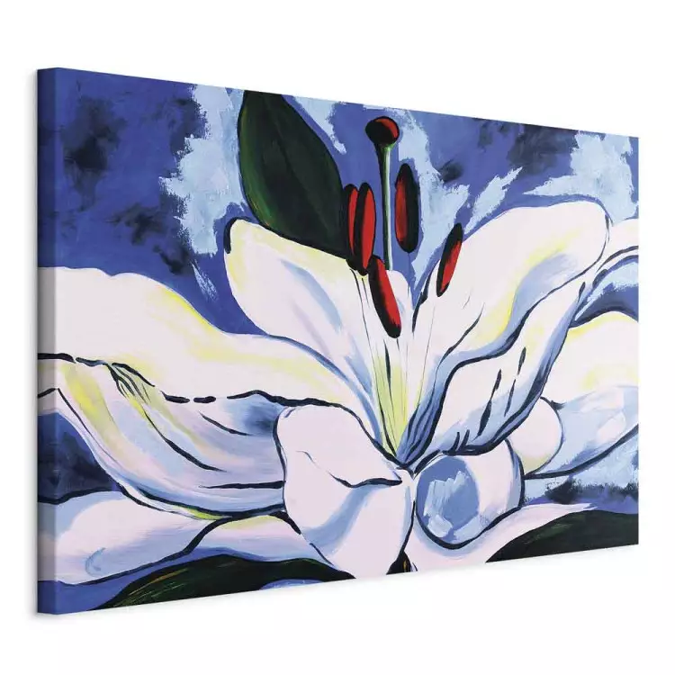 pintura de flores de lirio de agua