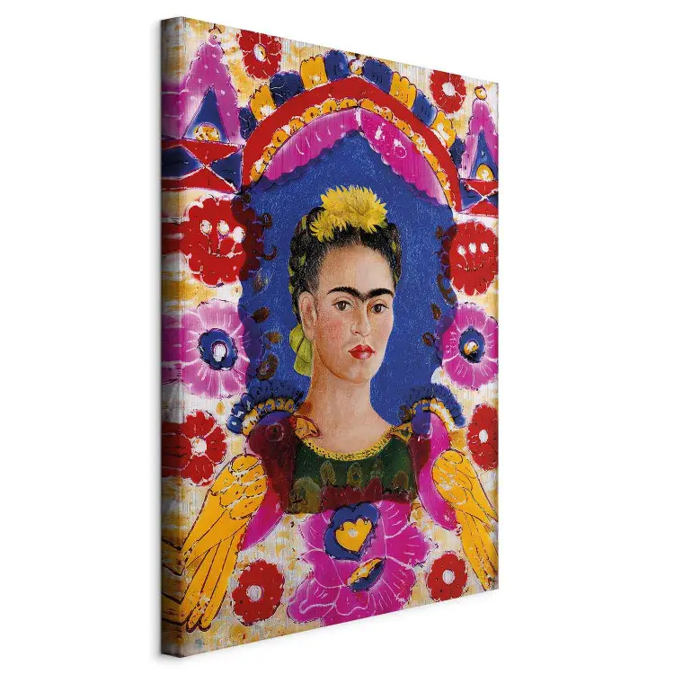 Reproducción Frida Kahlo - El marco (autorretrato) para pared - tienda ...