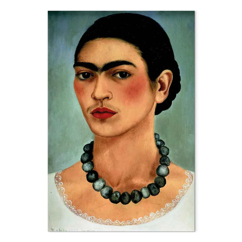 Cuadro famoso Autorretrato con collar para pared - tienda bimago