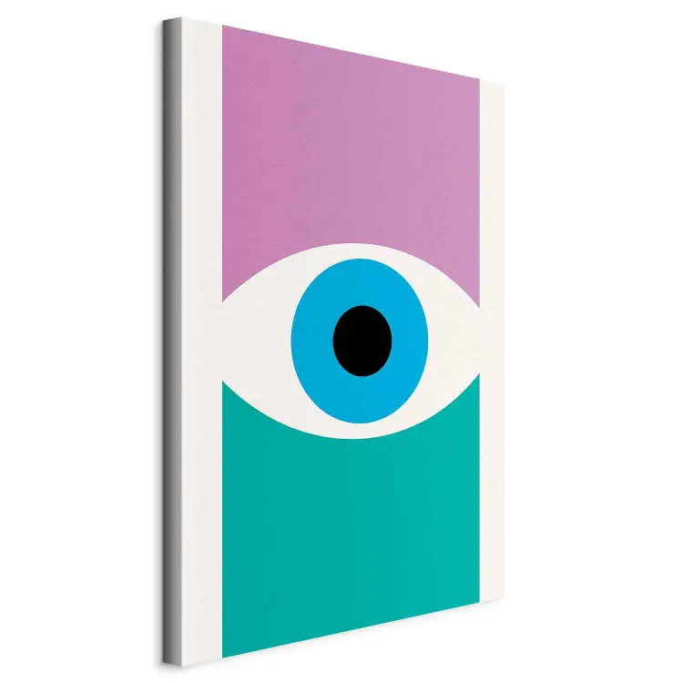 Ojo Gráfico - símbolo colorido en estilo moderno y geométrico
