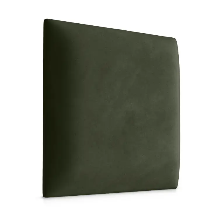 Panel acolchado pared cuadrado caqui