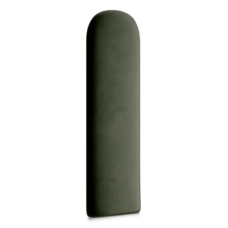 Panel acolchado pared oval caqui