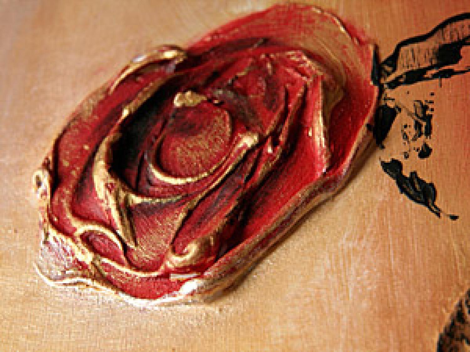 Cuadro moderno Composición abstracta de rosas 