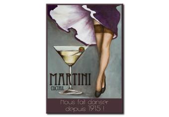 Cuadro decorativo Martini Coctail
