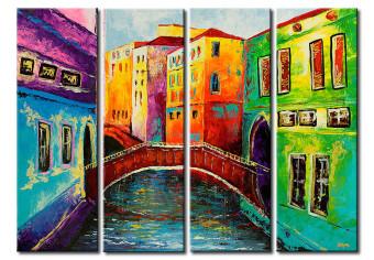 Cuadro Venecia de colores