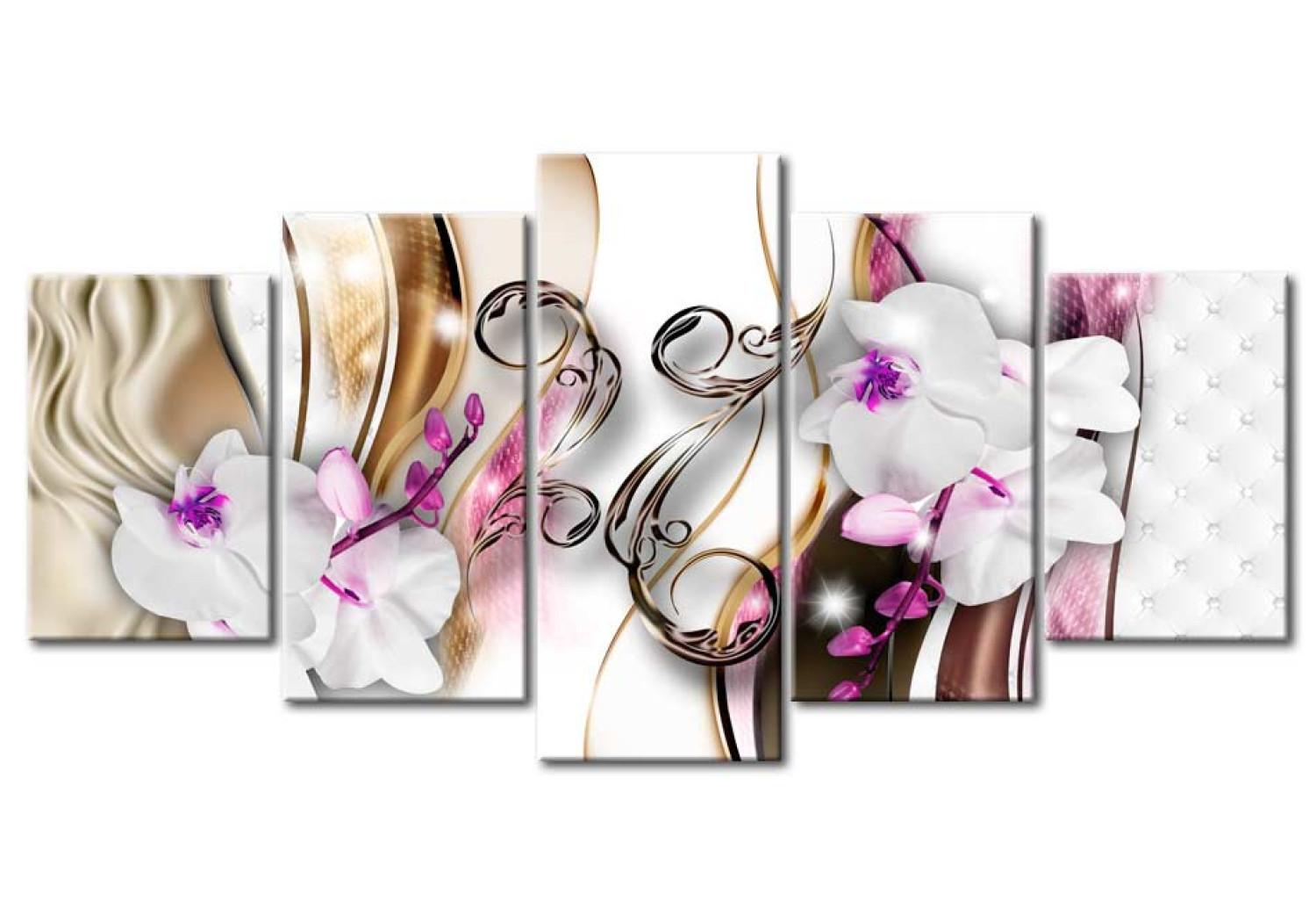 Cuadro Orquídeas: flores de color rosa