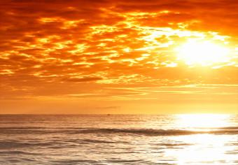 Cuadro Puesta de sol sobre el mar en verano