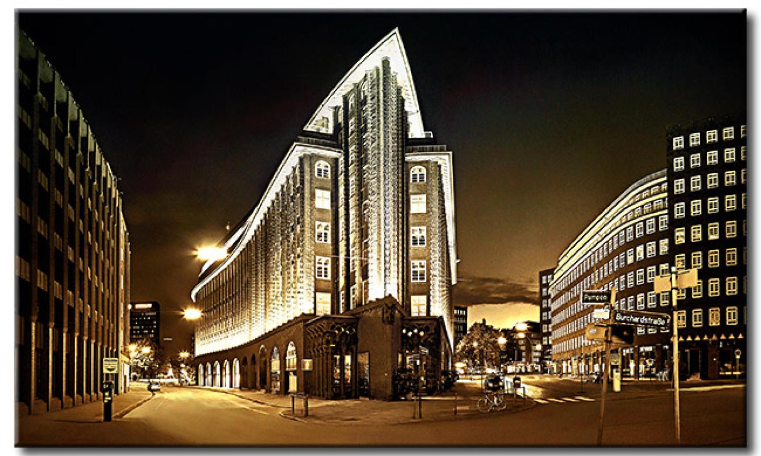Cuadro moderno Arquitectura misteriosa de Hamburgo 