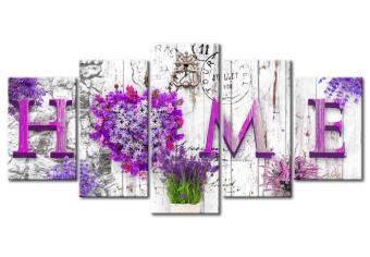 Cuadro decorativo Asilo de violeta