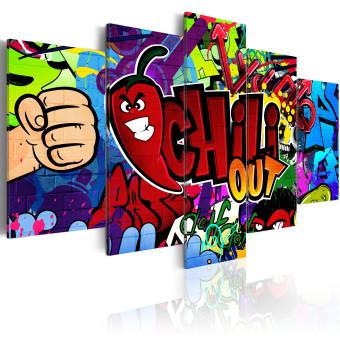 Cuadro Chili out - graffiti