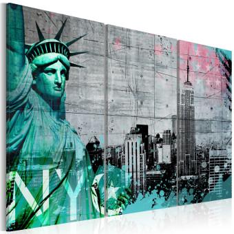 Cuadro decorativo NYC collage III